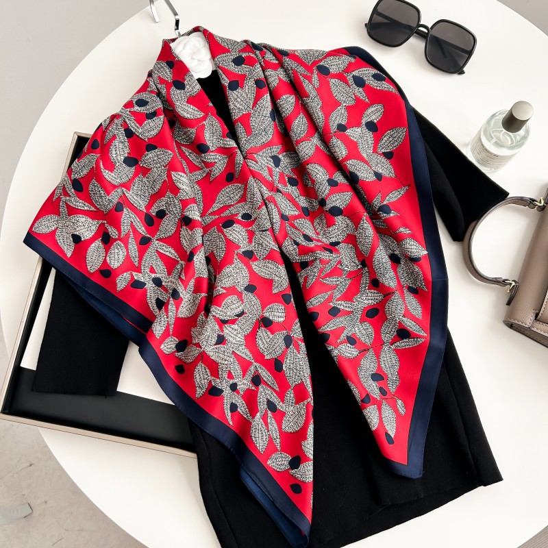 Ascot Neck Scarf - Pañuelo Cuadrado de 90cm, Bandana de