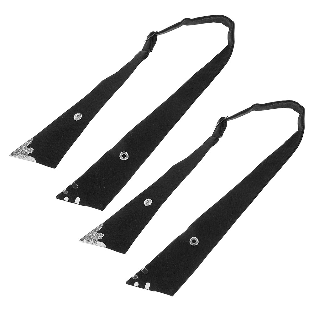 Bow Tie Pre Tied - 2 Lazos de Moño Negros para
