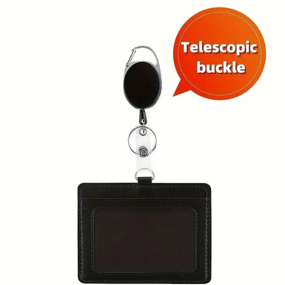 1 portatarjetas horizontal con - Lanyard Badge Holder reseña y precio