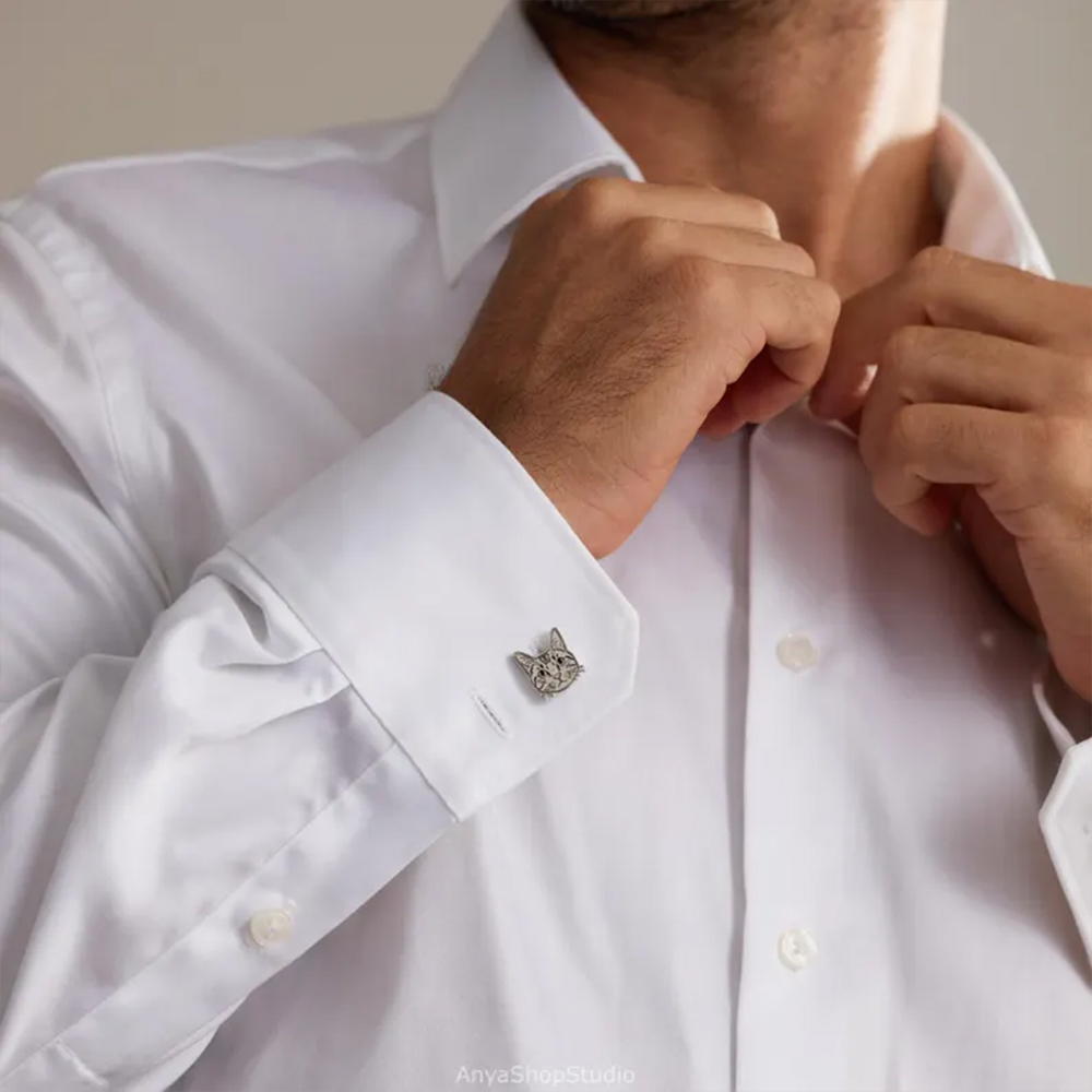 Gemelos Personalizados con Ret - Tie Clip Silver reseña y precio