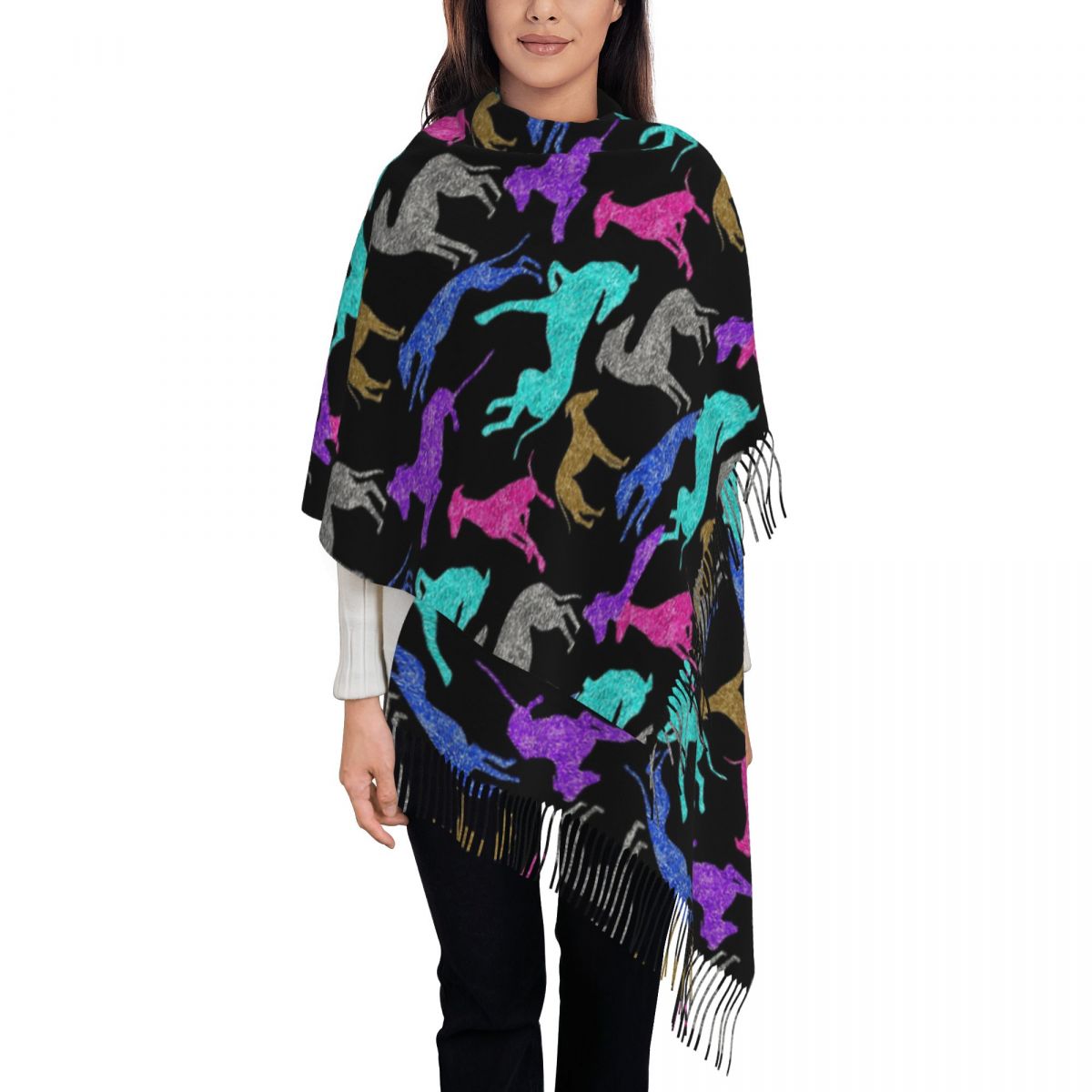 Bufanda combinada Greyhound, c - Pashmina Wrap Large reseña y precio