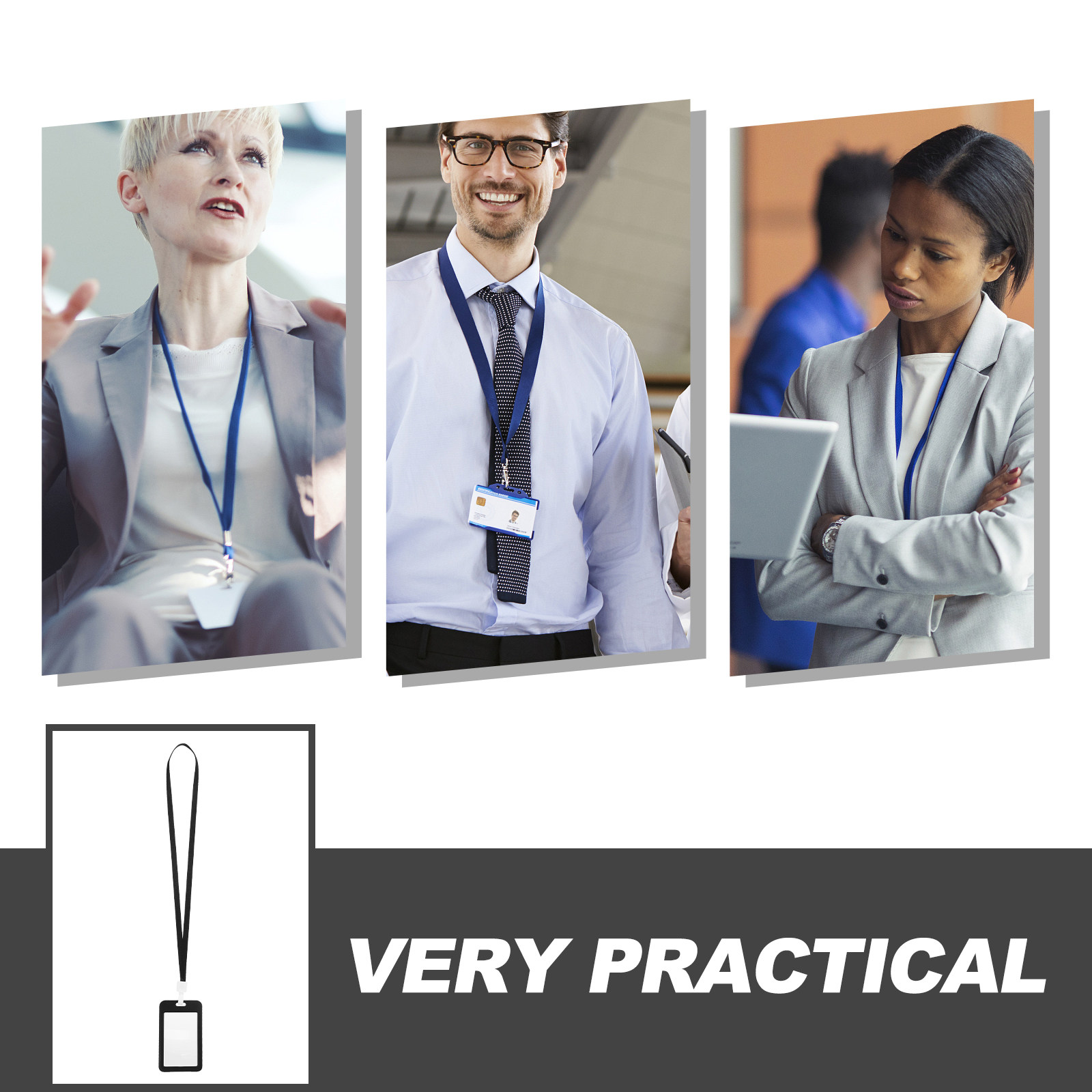 10 Uds. Porta Tarjetas de Iden - Lanyard Badge Holder reseña y precio