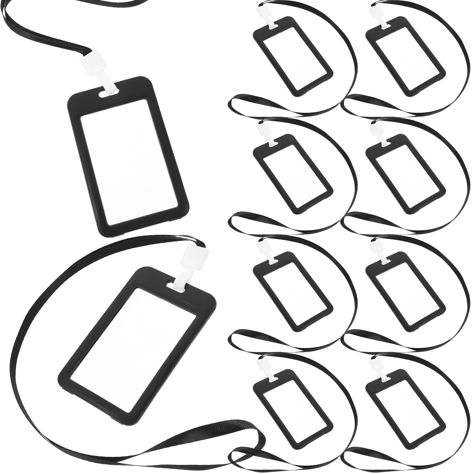 10 Uds. Porta Tarjetas de Iden - Lanyard Badge Holder reseña y precio